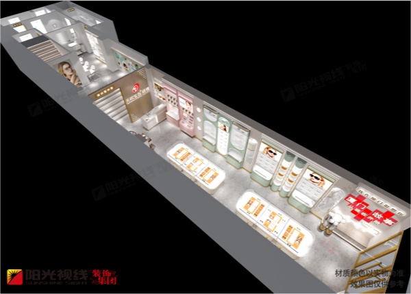 细长户型眼镜店该怎么装修设计？