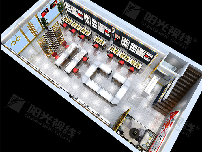 眼镜店装修设计案例——阳光视线